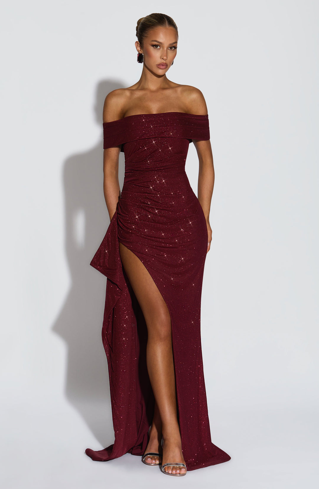 Selvaine | Women's Sequin Party Dress Maxi Gown - Black - Image 5