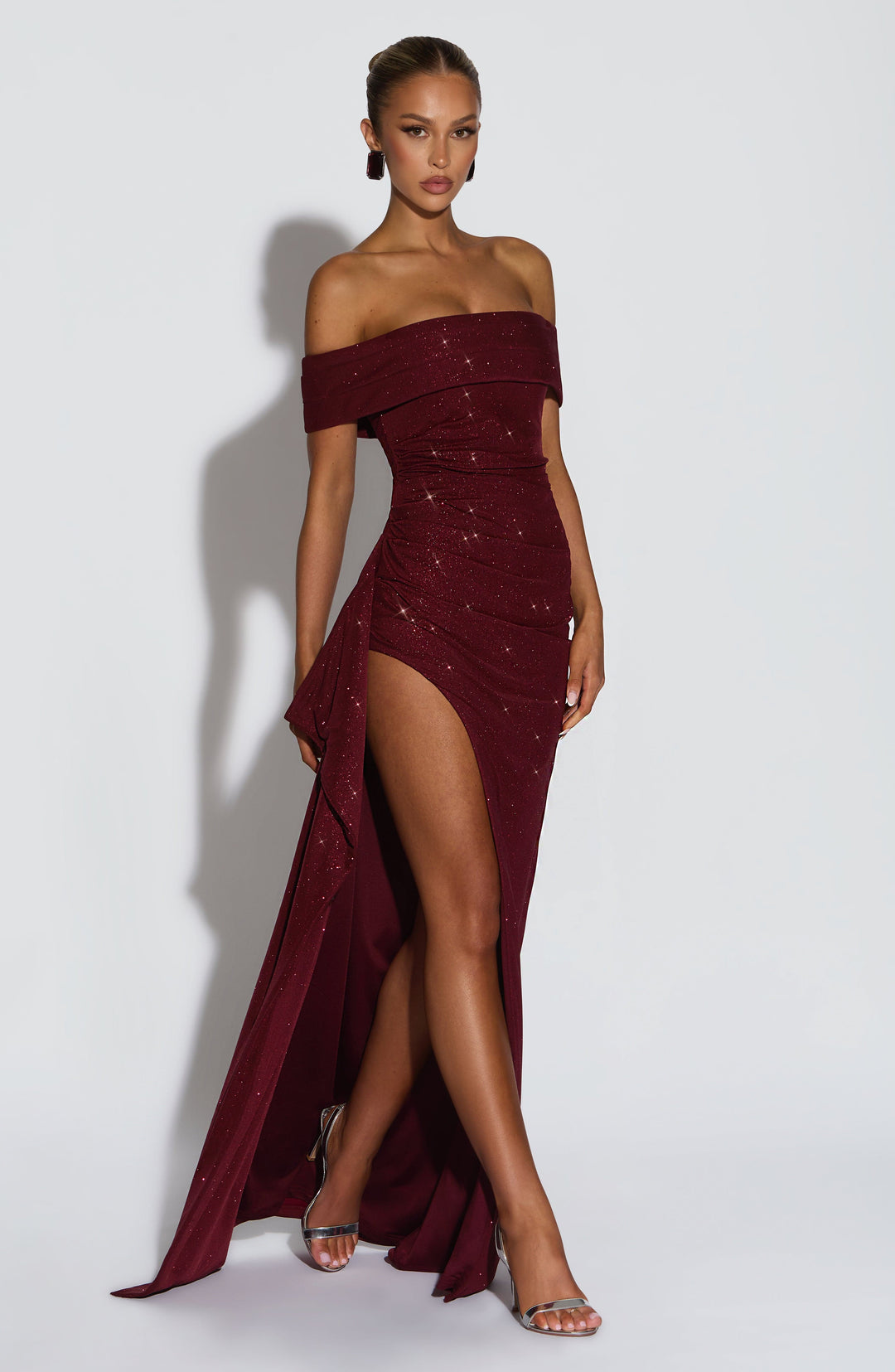 Selvaine | Women's Sequin Party Dress Maxi Gown - Black - Image 6