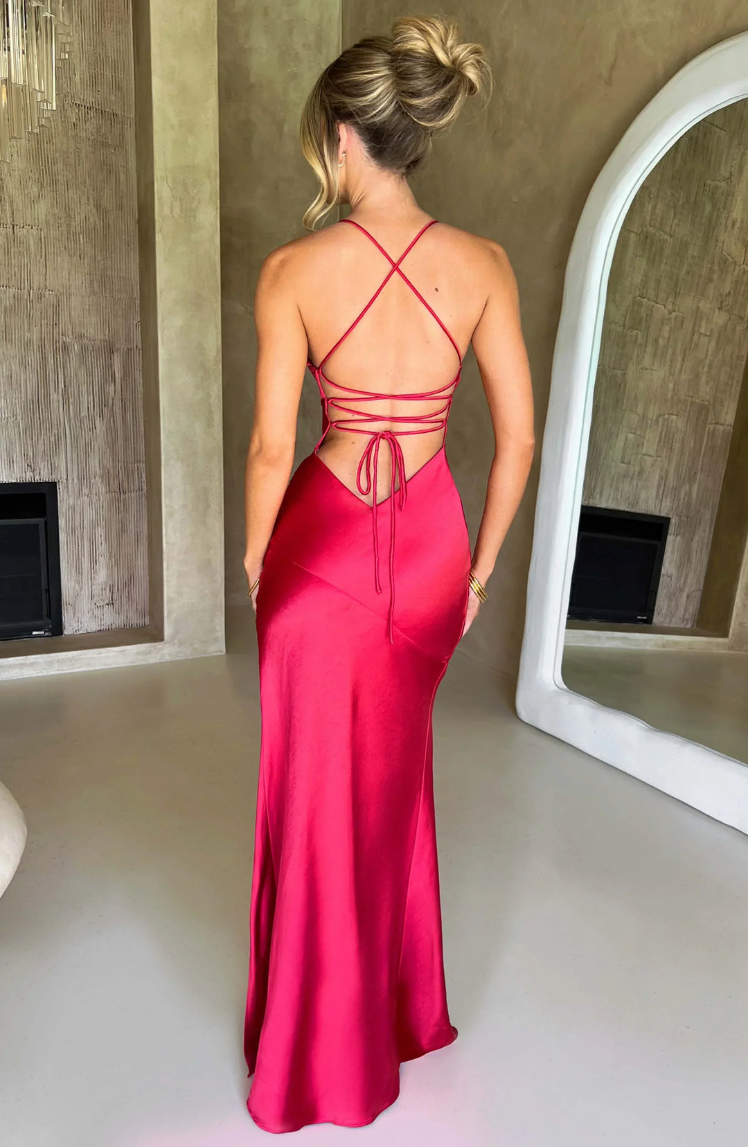 Selvindra | Women's Formal Maxi Dress High Split - Image 9