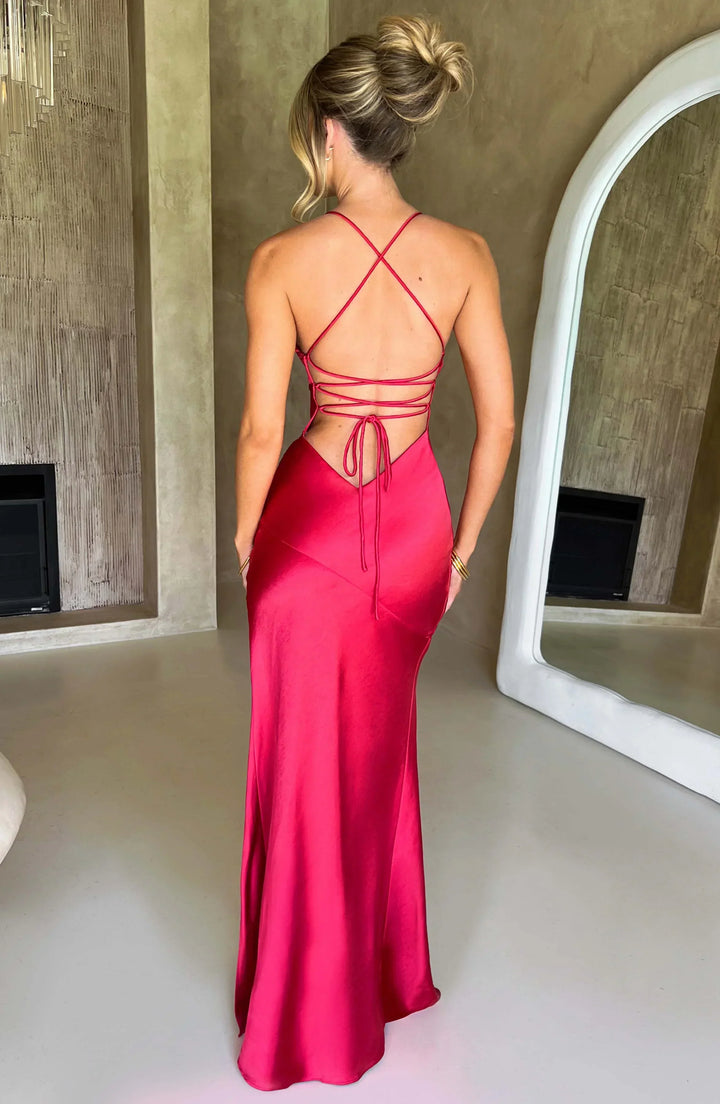 Selvindra | Women's Formal Maxi Dress High Split - Image 9