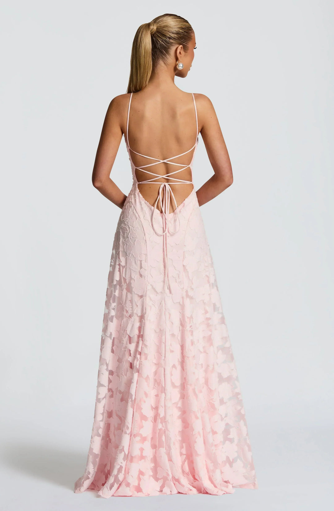 Solenne | Women's Wedding Guest Maxi Dress - Burgundy - Image 16