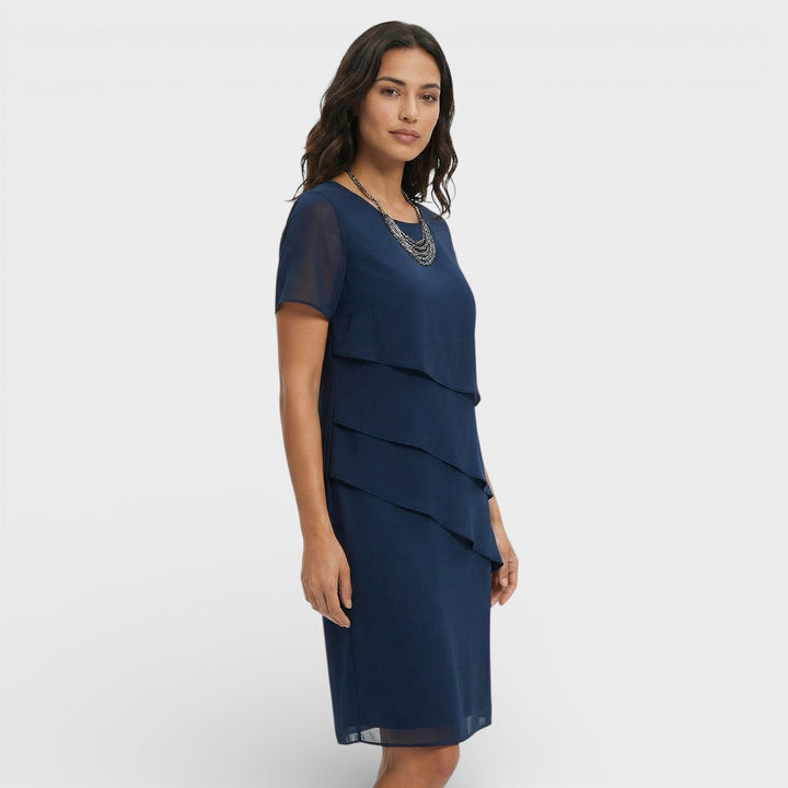 Solvara | Women's Wedding Guest Dress Tiered Ruffle - Image 11