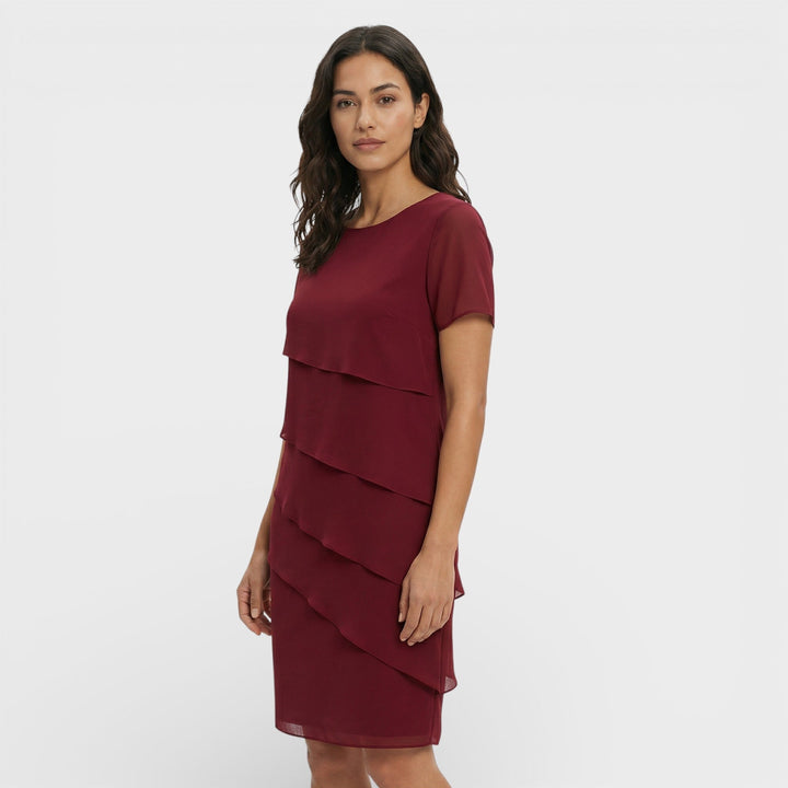 Solvara | Women's Wedding Guest Dress Tiered Ruffle - Image 12