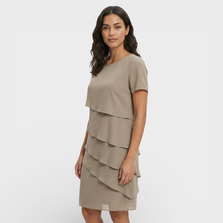 Solvara | Women's Wedding Guest Dress Tiered Ruffle - Image 13