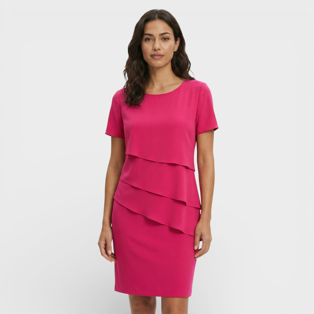 Solvara | Women's Wedding Guest Dress Tiered Ruffle - Image 2