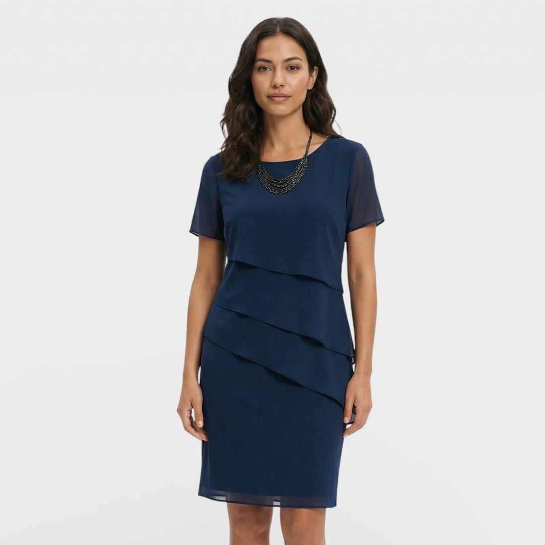 Solvara | Women's Wedding Guest Dress Tiered Ruffle - Image 3