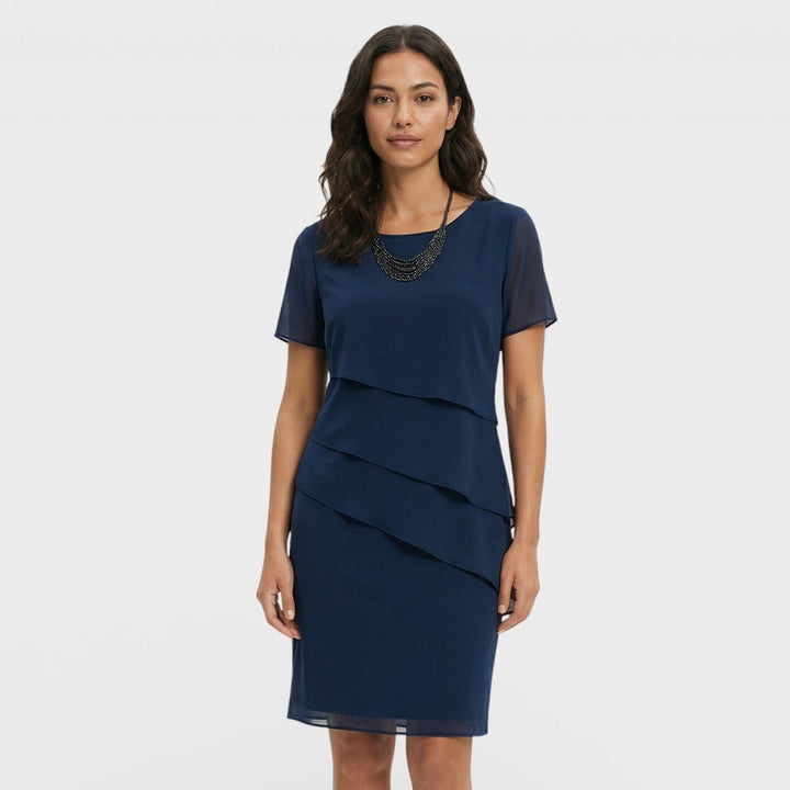 Solvara | Women's Wedding Guest Dress Tiered Ruffle - Image 3