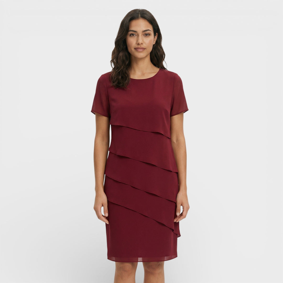 Solvara | Women's Wedding Guest Dress Tiered Ruffle - Image 4