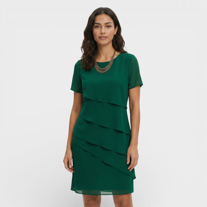 Solvara | Women's Wedding Guest Dress Tiered Ruffle - Image 6
