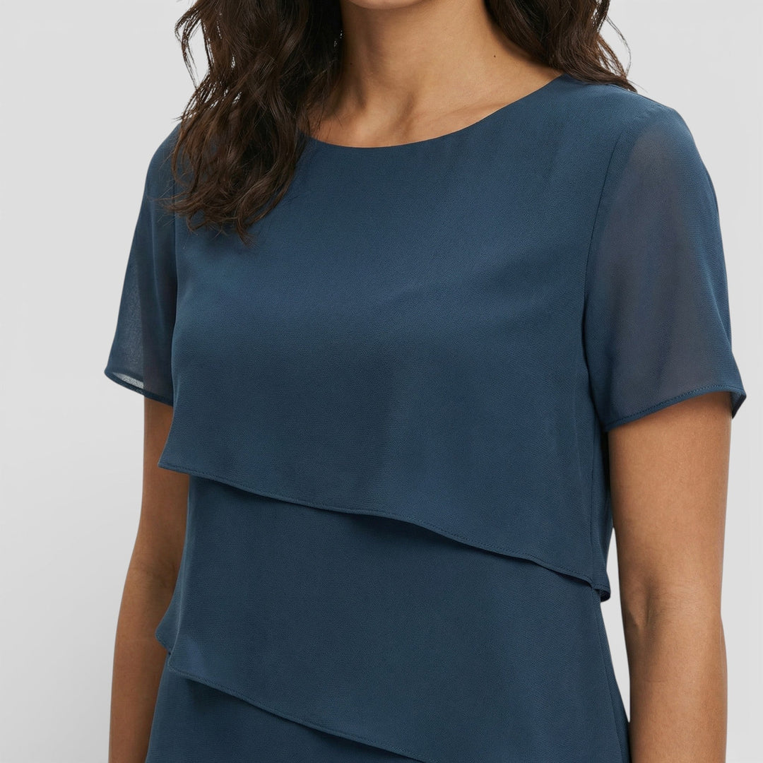 Solvara | Women's Wedding Guest Dress Tiered Ruffle - Image 8