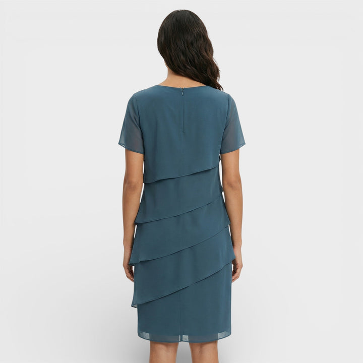 Solvara | Women's Wedding Guest Dress Tiered Ruffle - Image 9