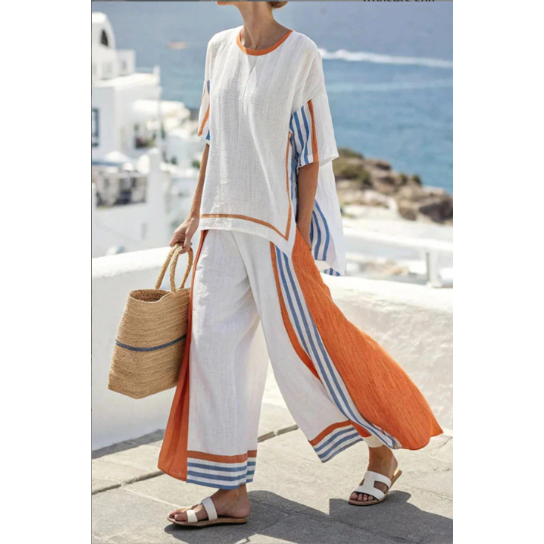 Sorinda | Women's Relaxed Two-Piece Pants Set - Image 1