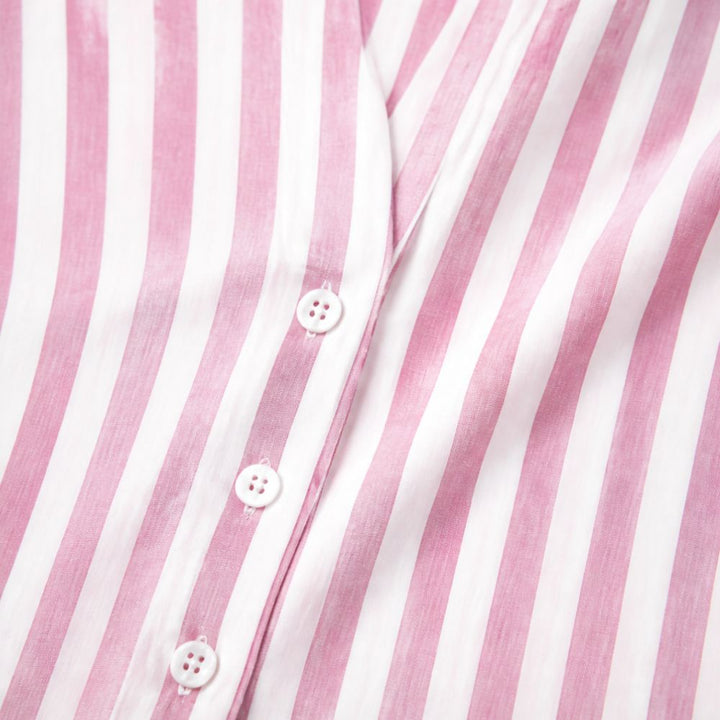 Sorrel | Women's Striped Sleeveless Shirt Dress - Pink - Image 10