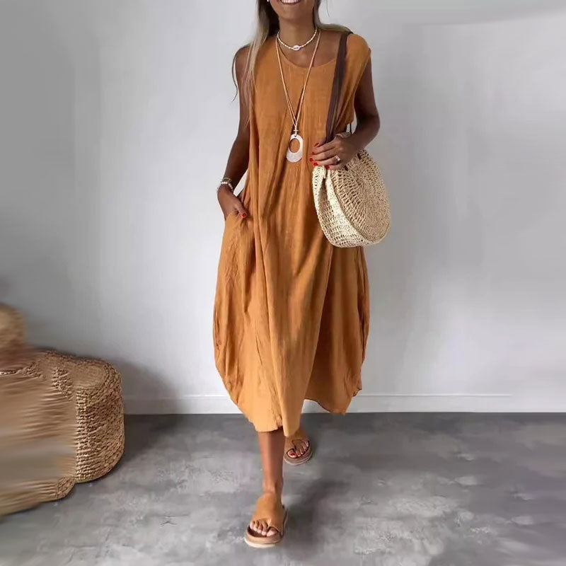 Fabienne™ | Casual Summer Dress with Pocket Detail