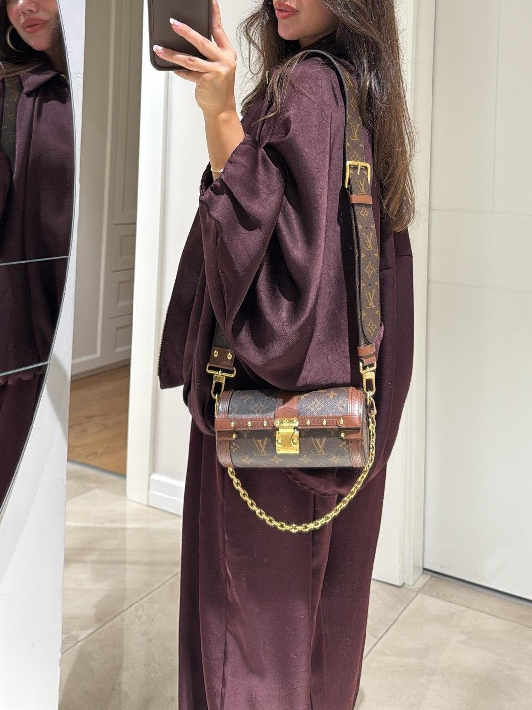 Tamsin | Women's Wide Leg Pants Casual Two-Piece Set - Dark Brown - Image 17