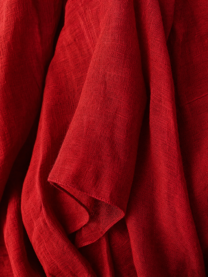 Tavella | Women's Summer Maxi Dress Sleeveless - Red - Image 13