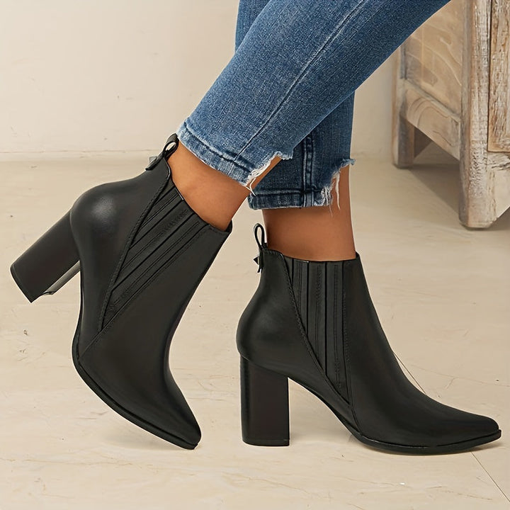Tavrelle | Women's Block Heel Ankle Boots - Image 7