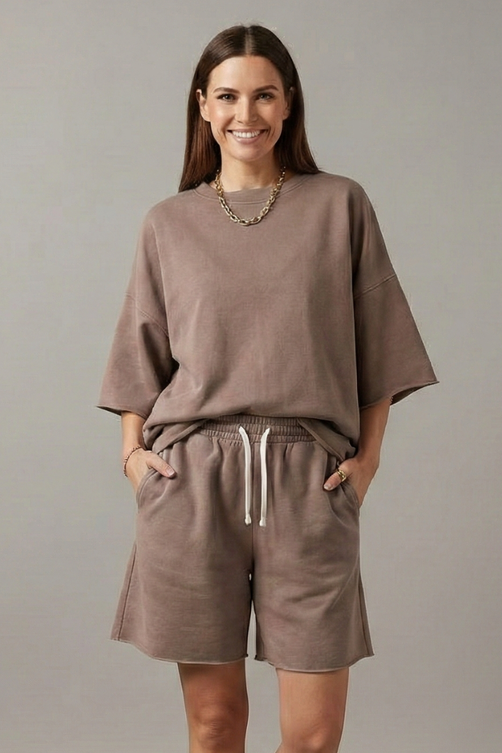 Telvaine | Women's Relaxed Fit Shorts Set - Image 10