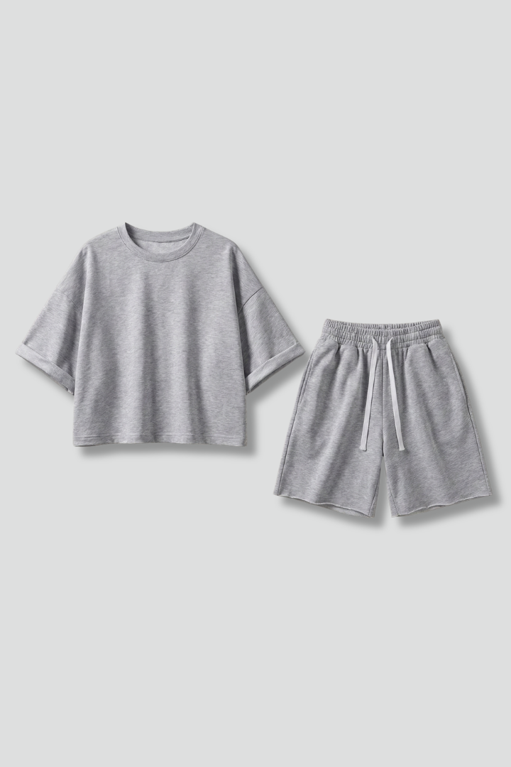 Telvaine | Women's Relaxed Fit Shorts Set - Image 2