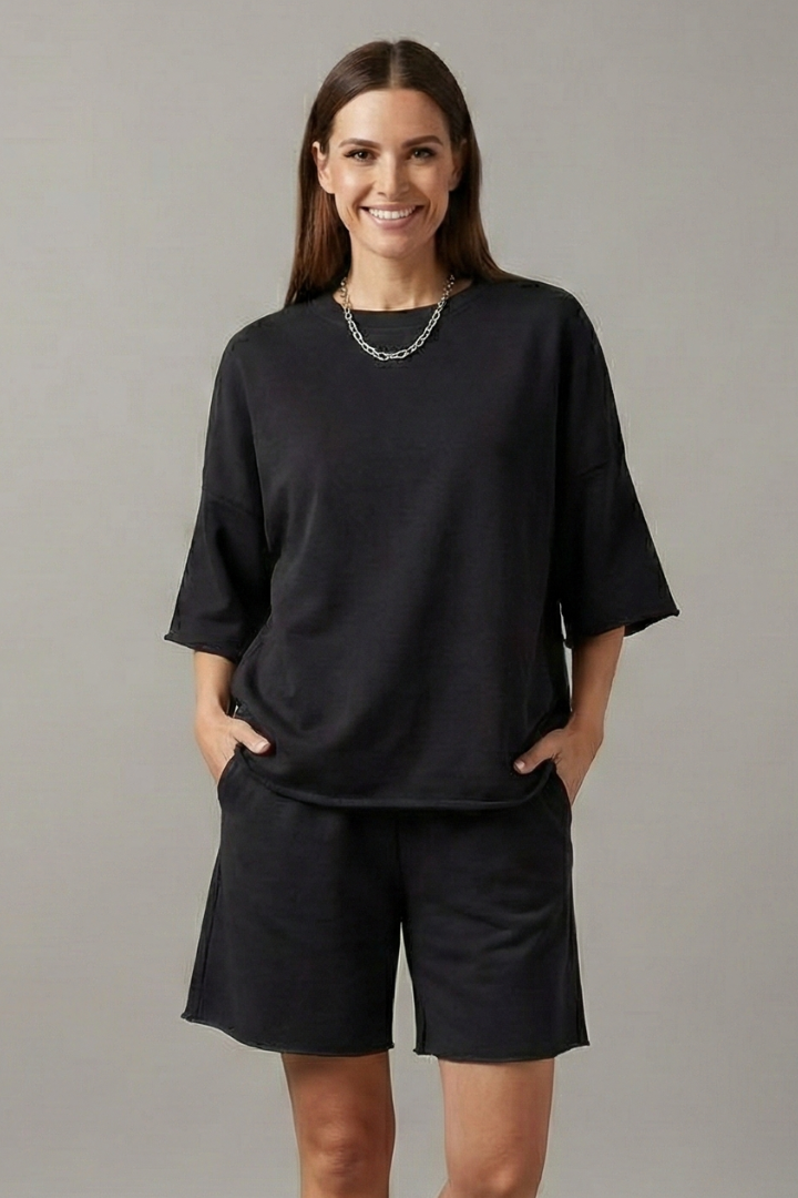 Telvaine | Women's Relaxed Fit Shorts Set - Image 8