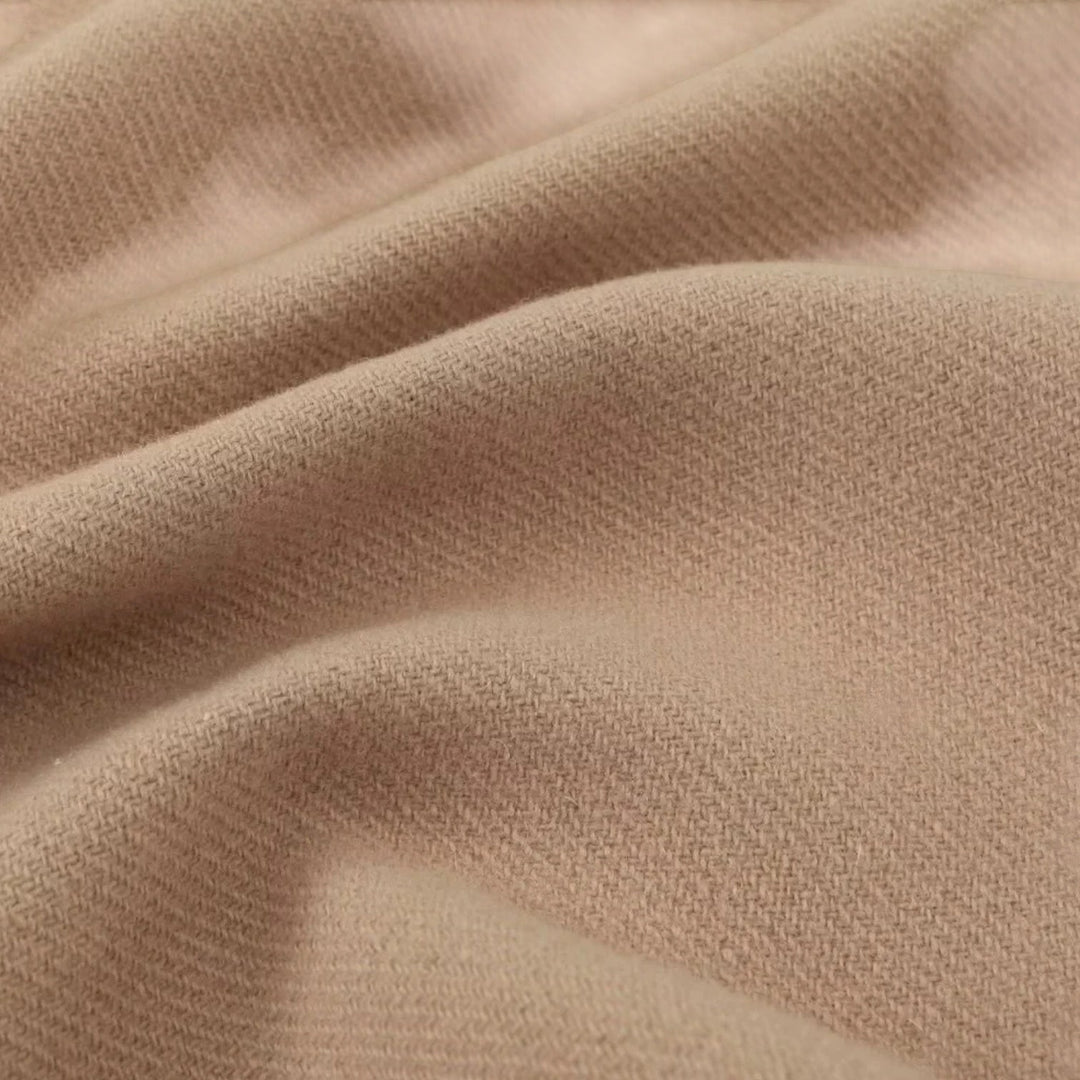 Thalia | Women's Collared Button Front Coat - Beige - Image 6