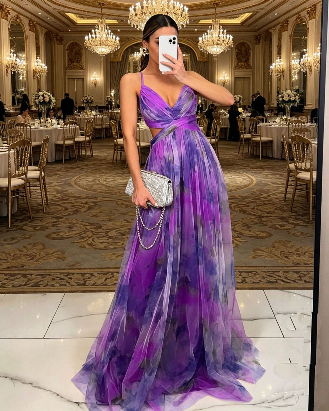 Thessvaine | Women's Cocktail Evening Maxi Dress - Image 6