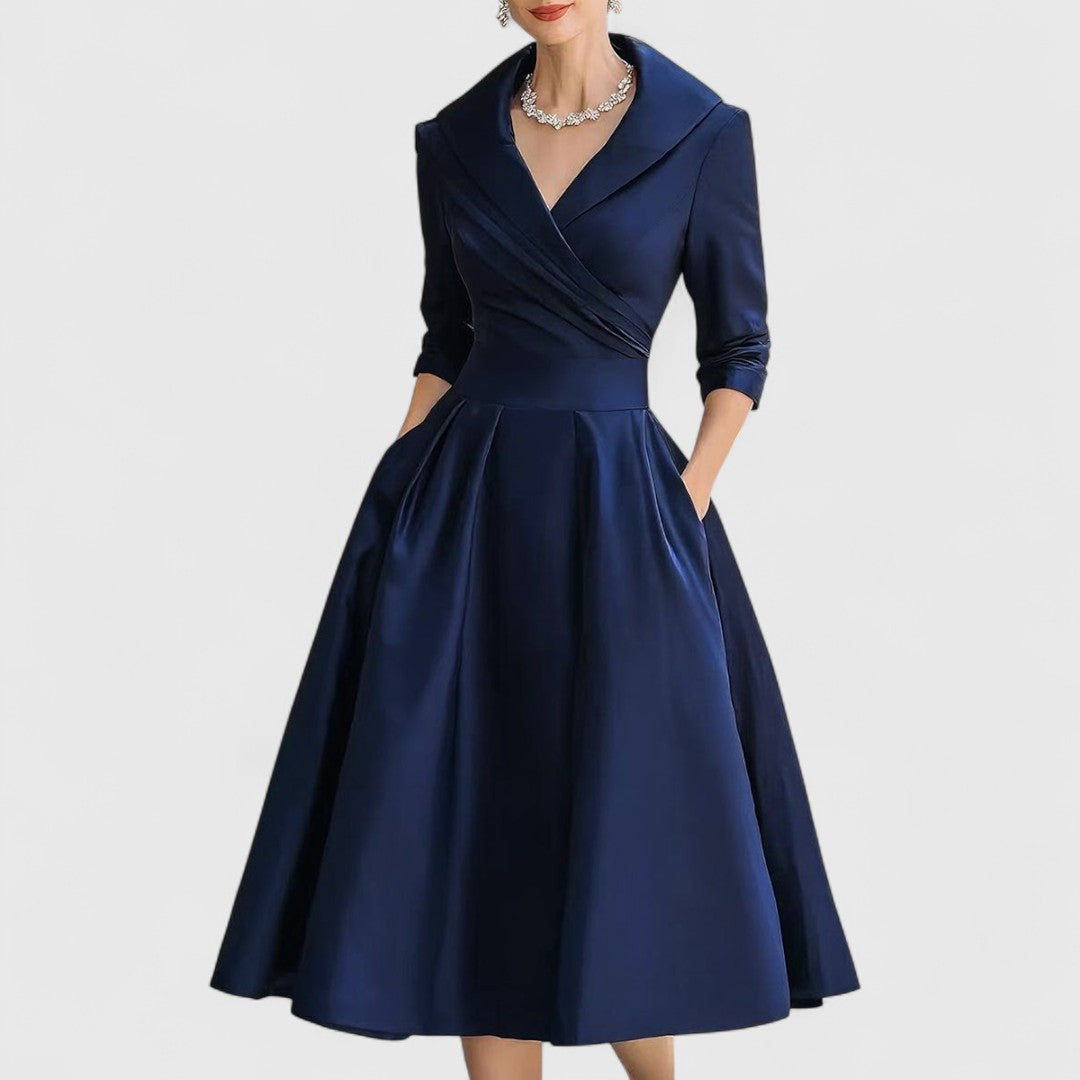 Thesswyn | Women's Wedding Guest Midi Dress - Image 1