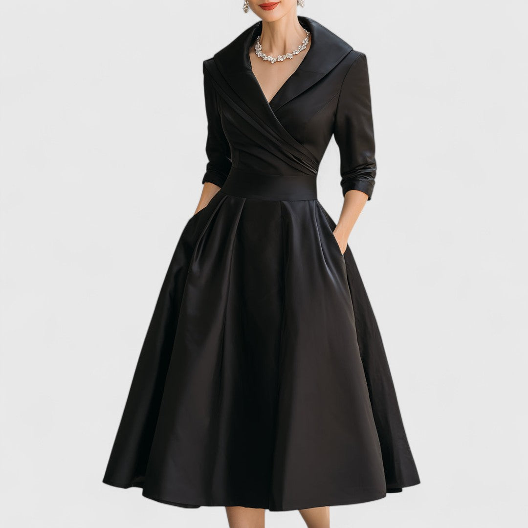 Thesswyn | Women's Wedding Guest Midi Dress - Image 2