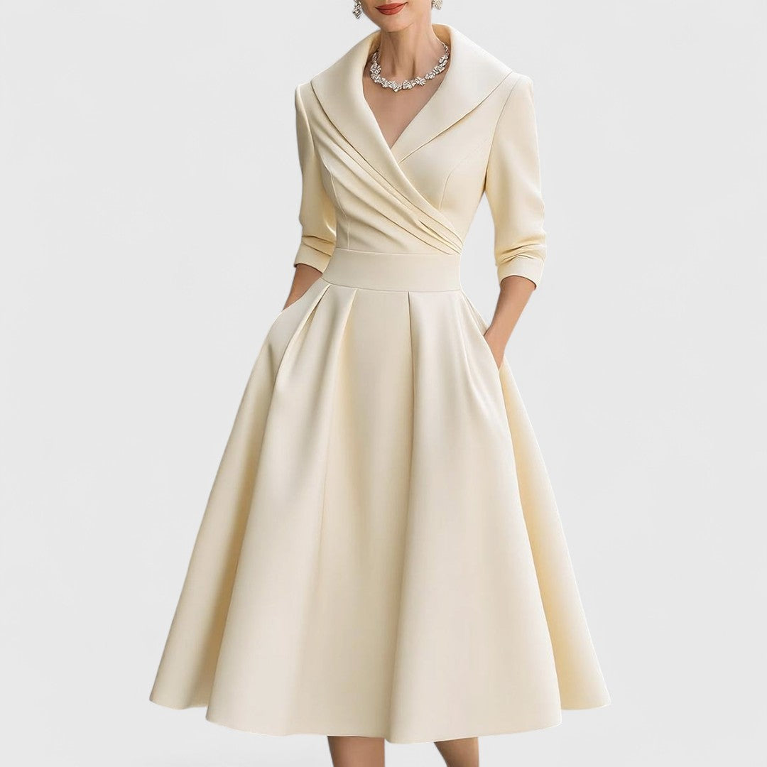 Thesswyn | Women's Wedding Guest Midi Dress - Image 5