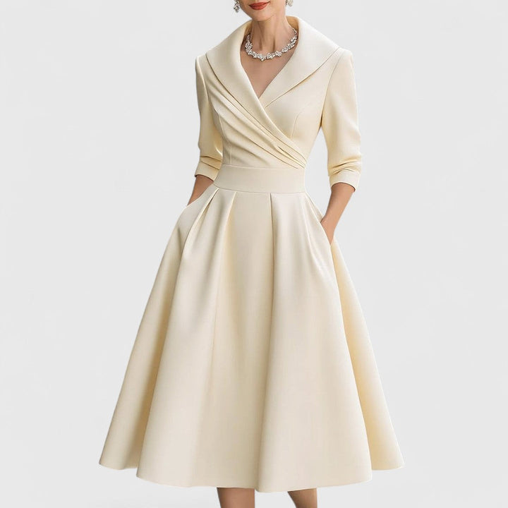 Thesswyn | Women's Wedding Guest Midi Dress - Image 5