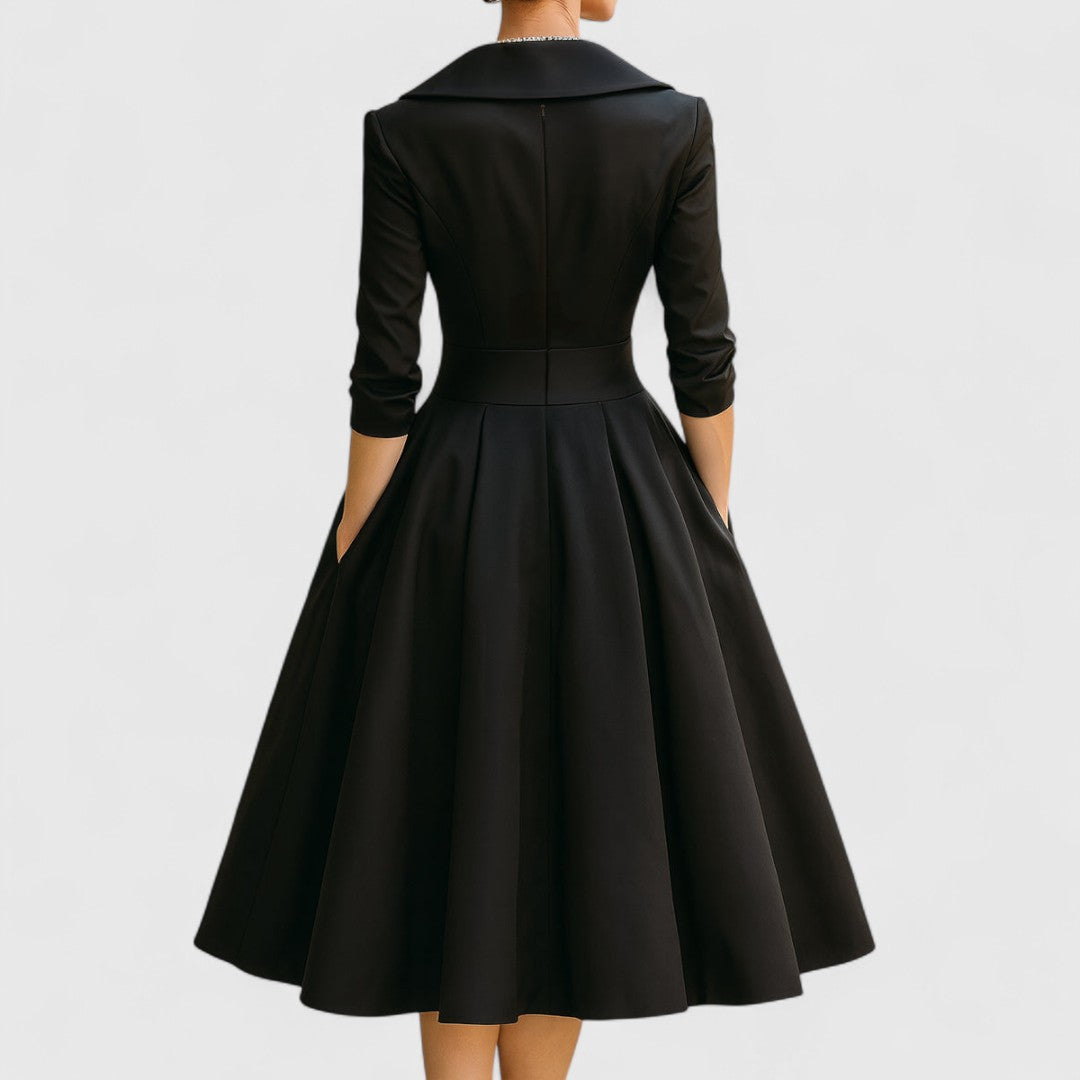 Thesswyn | Women's Wedding Guest Midi Dress - Image 8