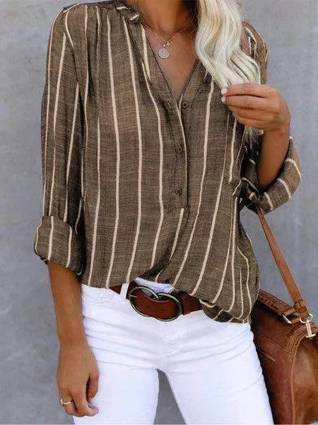 Threnova | Women's Boho Long Sleeve Blouse - Image 4