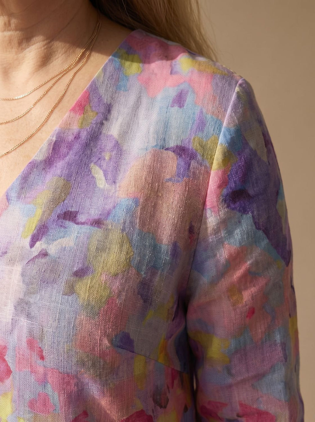 Threnova | Women's Floral Summer Midi Dress - Image 3