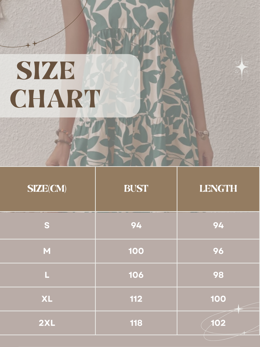 Tindara | Women's Print Sleeveless Midi Dress - Image 5