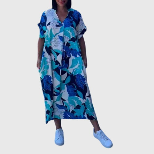 Tindelle | Women's Printed Summer Maxi Dress - Image 3