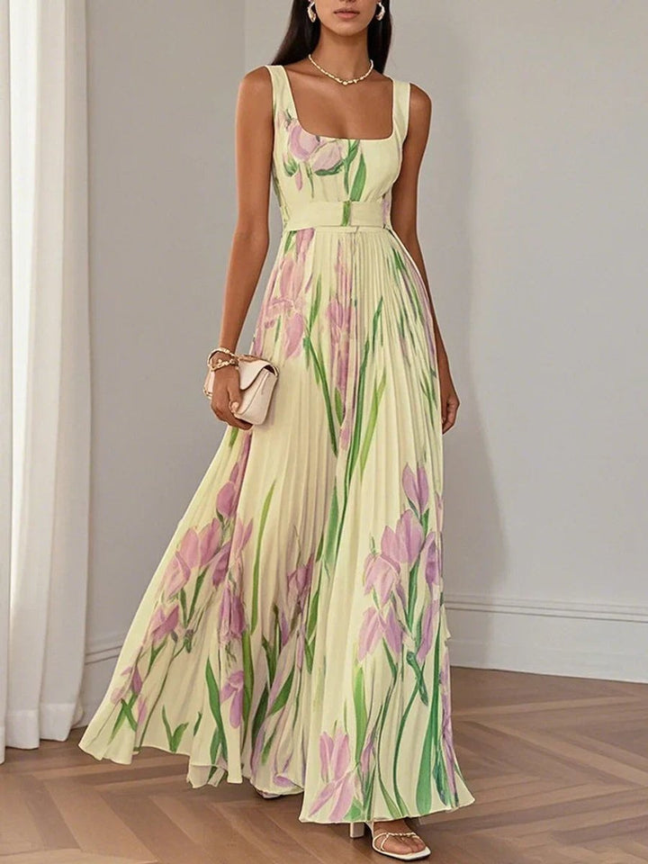 Tindrave | Women's Summer Maxi Dress - Floral - Image 7