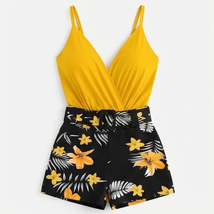 Tivaine | Women's Two-Piece Floral Shorts Set - Image 14