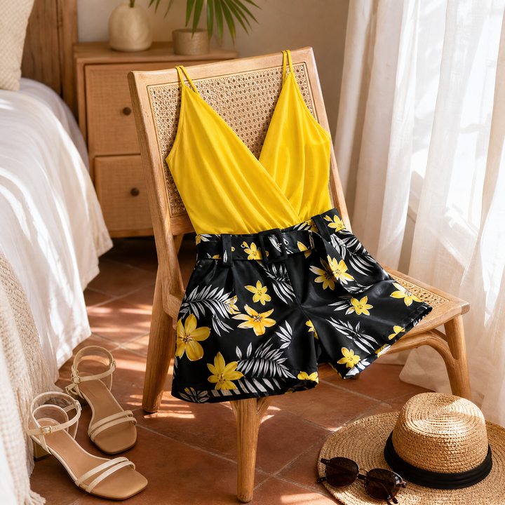 Tivaine | Women's Two-Piece Floral Shorts Set - Image 5