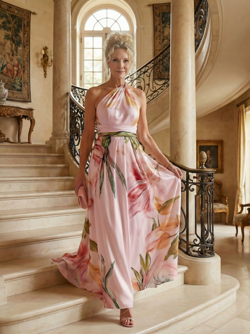 Tivenne | Women's Maxi Dress Halter Neck - Image 15