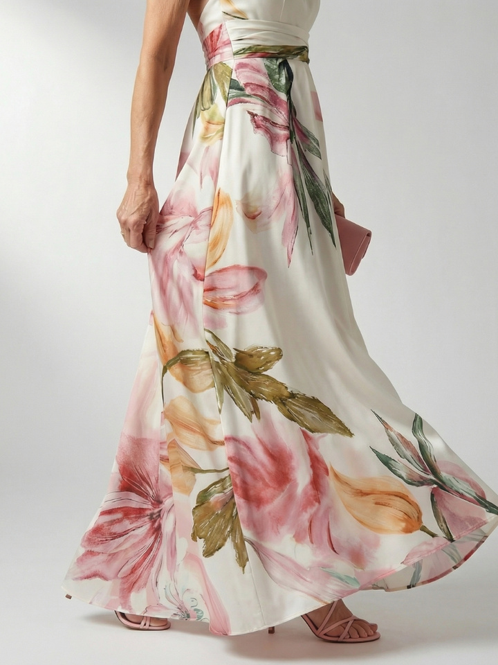 Tivenne | Women's Maxi Dress Halter Neck - Image 3