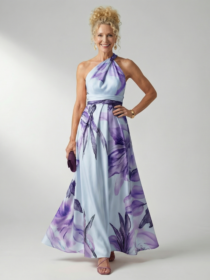 Tivenne | Women's Maxi Dress Halter Neck - Image 8