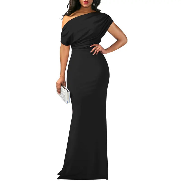 Tivorne | Women's One Shoulder Wedding Guest Maxi Dress - Image 1