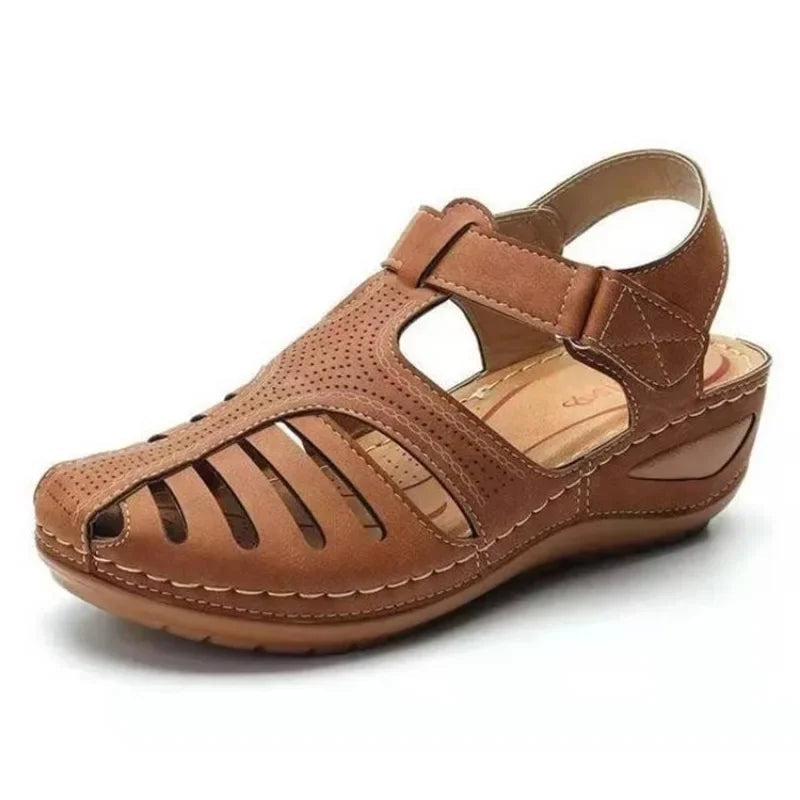 Trevelle | Women's Closed Toe Wedge Sandals - Image 2