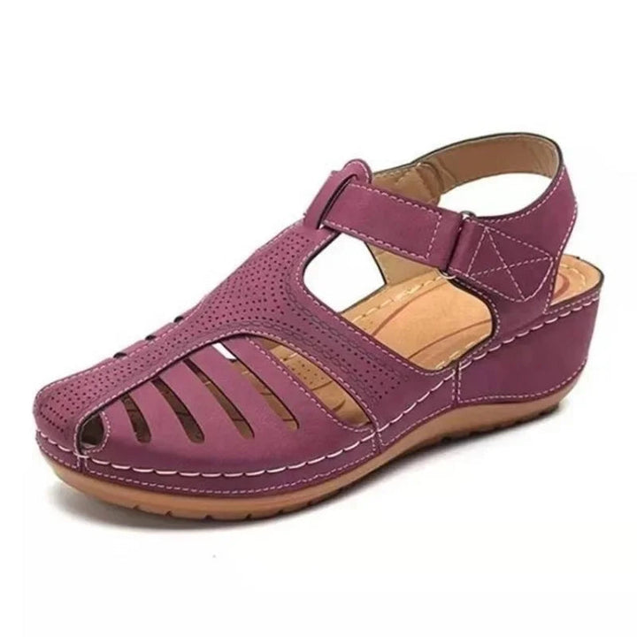 Trevelle | Women's Closed Toe Wedge Sandals - Image 4