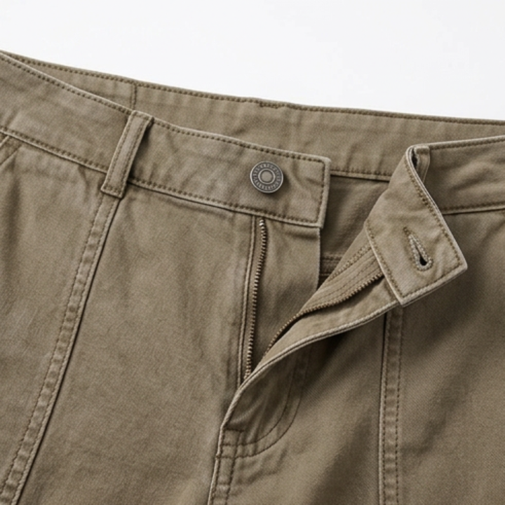 Valdine | Women's High Waist Tapered Utility Pants - Khaki - Image 10