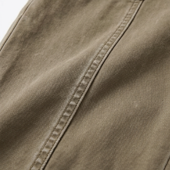 Valdine | Women's High Waist Tapered Utility Pants - Khaki - Image 13