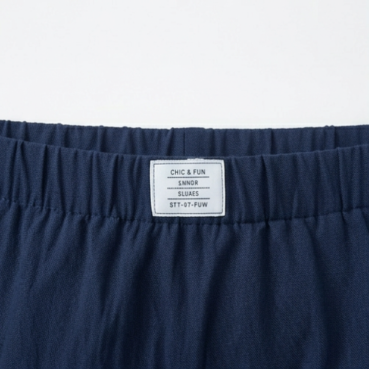 Valtine | Women's Wrap-Front Skort Wide Leg Knee Shorts - Navy - Image 12