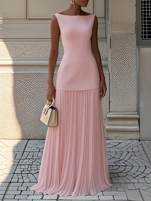 Vanthea | Women's Wedding Guest Maxi Dress - Cream - Image 2