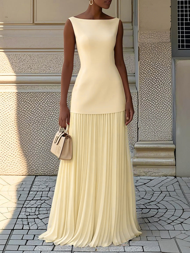 Vanthea | Women's Wedding Guest Maxi Dress - Cream - Image 5