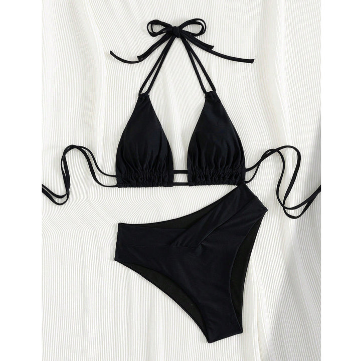 Veldris | Women's Triangle Bikini Set - Black - Image 3